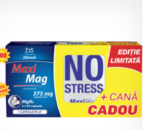 ZDROVIT MAXIMAG SET 30 CAPSULE X 2BUC + CANA CADOU