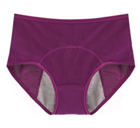 Chiloți menstruali până la talie violet închis XL