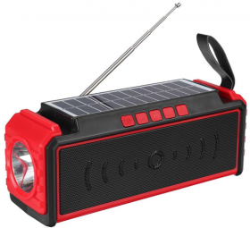 Boxa Portabila cu Panou Solar Incorporat functie Bluetooth MF-209