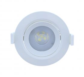 spot led incastrabil rotund mobil 5w 75mm 6500k, well