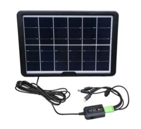 Panou solar portabil CL-680 6V 8W cu Port multi USB