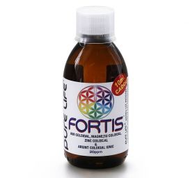 Aur, zinc, magneziu si argnit Coloidal 20ppm, Fortis, 240ml - Agnes Itara