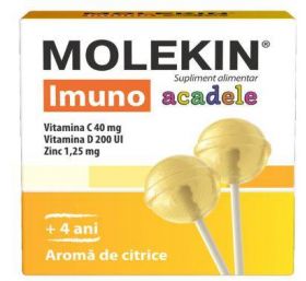 MOLEKIN IMUNO +4ANI AROMA CITRICE 12 ACADELE - ZDROVIT