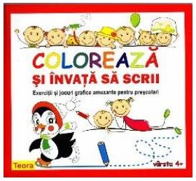 Coloreaza si invata sa scrii