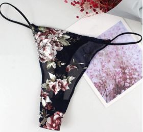 Floral brazilian cu corzi negru L