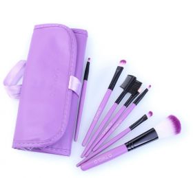 Set de 7 perii de machiaj violet