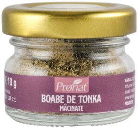 Boabe de tonka macinate, 10g - Pronat