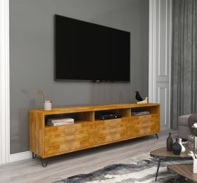 Comoda TV, Woodface, Holmes, 178 x 50 x 30 cm, pal melaminat, stejar