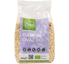 Fulgi de ovaz fini bio 500g - Obio