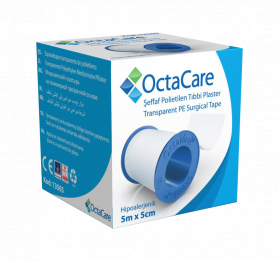 Banda adeziva cu suport de plastic, 5cmx5m, Octacare