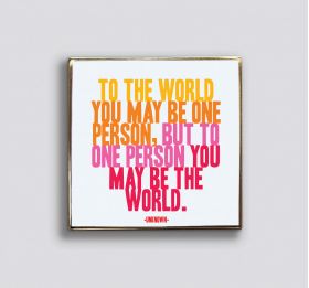 Insigna - To The World | Quotable Cards