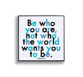 Insigna - Be who you are | Quotable Cards