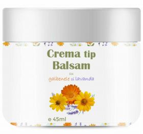 Crema tip Balsam cu Galbenele si Lavanda, 45 ml, Bios Mineral Plant