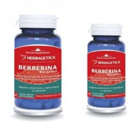 Berberina Bio-Activa, 60cps si 30cps - Herbagetica 60 capsule