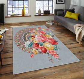 Covor, ASR CRPT-25 , 100x140 cm, Poliester, Multicolor