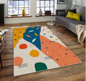 Covor, ASR CRPT-33 , 100x140 cm, Poliester, Multicolor