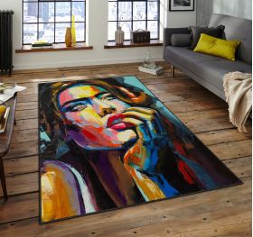 Covor, ASR CRPT-30 , 100x180 cm, Poliester, Multicolor