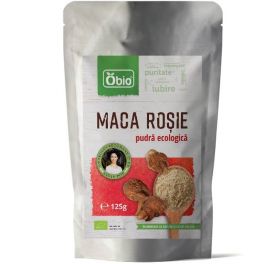 Maca rosie pudra eco-bio 125g, OBIO