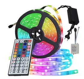 Kit Banda RGB 5M 280 LED cu telecomanda mare si functii multiple