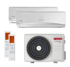 Aparat aer conditionat dublu split Ariston Prios 55 XD0 12000 + 12000 BTU, Tehnologie 2D inverter, clasa energetica A++