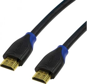 Cablu video Logilink HDMI Male - HDMI Male, v2.0, 10m, negru