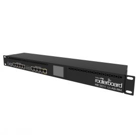 mikrotik Mikrotik RB3011UIAS-RM router cu fir Gigabit Ethernet Negru (RB3011UiAS-RM)