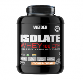 Izolat proteic cu aroma de Cookies & Cream Isolate Whey 100CFM, 908g, Weider