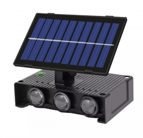 Lampa Solara de Perete Dubla cu Panou Solar 6 LED