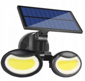 Proiector Dublu COB Cu Panou Solar SH-056 B XL