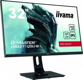 iiyama IIYAMA G-Master GB3271QSU-B1 31.5inch IPS Gaming WQHD 165Hz 400cd/m2 0.5ms 1xHDMI 1xDP 2xUSB 3.0 (GB3271QSU-B1)