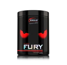 Pre-Workout cu aroma de zmeura Fury Extreme, 400g, Genius Nutrition