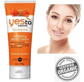 Gel de Dus Exfoliant Yes To Carrots Nourishing, 170g