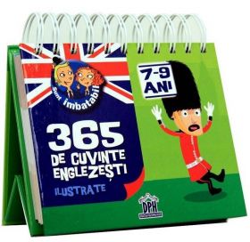 Calendar - 365 de cuvinte englezesti ilustrate (7-9 ani) | 