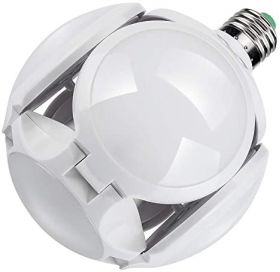 Bec LED Minge de Fotbal 40W Pliabil Ajustabil 4 extensii ALB