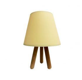 Lampa de masa, 203- K- Wood, FullHouse, 22 x 33 cm, 1 x E27, 60W, crem/natural