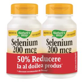 SECOM SELENIUM 200MCG X 60 CAPSULE 1+1 50% REDCUCERE LA AL 2 LEA