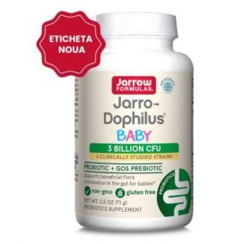 Baby's Jarro-Dophilus, probiotic si prebiotic beblusi, 70g - JARROW - SECOM