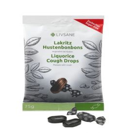 LIVSANE DROPSURI CU LIQUORICE FARA ZAHAR 75G