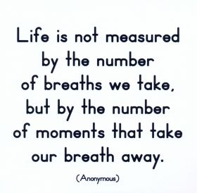 Felicitare - Life is not measured | Quotable Cards