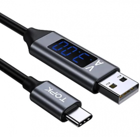 Cablu USB C cu Display Digital incarcare telefon mobil