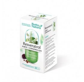 Resveratrol forte + Coenzima Q10 30cps - Rotta Natura