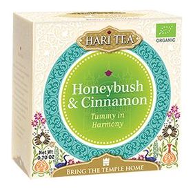 Ceai cu honeybush si scortisoara bio Tummy in Harmony, 10 plicuri, Hari Tea