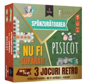 3 jocuri retro: Spanzuratoarea. Nu fi suparat! Pisicot | Tiki-Tan