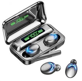 Casti In Ear TWS F9 Bluetooth 5.0 Wireless IPX7 4000mAh HiFi