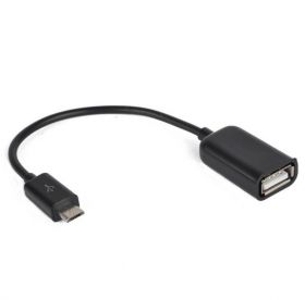 Adaptor Micro USB la USB K68 negru