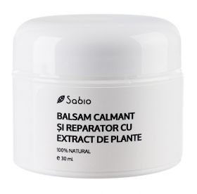 Balsam calmant si reparator cu extract din plante, 30ml, Sabio