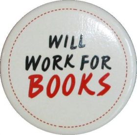 Magnet - Will Work For Books | Perseus