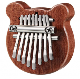 Mini Kalimba cu 8 Clape si Urechiuse portabil ideal pentru incepatori si copii