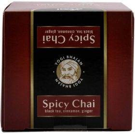 Ceai cu mirodenii, ceai negru, scortisoara, ghimbir, 12 plicuri - eco-bio 24g - Yogi Tea