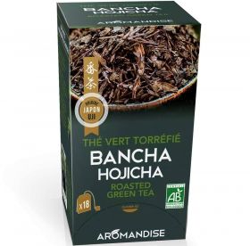 Ceai verde prajit Bancha Hojicha, eco-bio, 18 pliculete x 2g - Aromandise